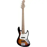 Sadowsky MetroExpress Vintage J/J Bass Roasted Maple Tobacco Sunburst Transparent 5-snarige basgitaar