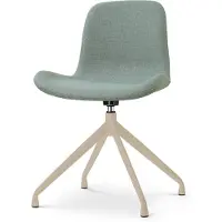 Nolon Nola-Fé Draaibare Eetkamerstoel Saliegroen - Beige Onderstel - Scandinavisch - Comfortabel - Stoffen