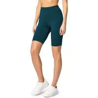 Bellivalini BLV-BLV50-149-LE Dames Leggings - Sport - Vrijetijdsbroek - Kort - Viscose - Sporbroek - Yogabroek - Smaragdgroen - M