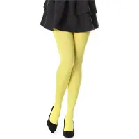Bellivalini Dames Panty - 100 DEN - Medium gloss - Polyamide - BLV-FI-1003 - Geel - S