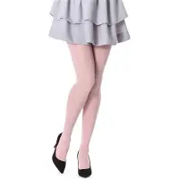 Bellivalini BLV-FI-1002 Dames Panty - 60 DEN - Polyamide - Microvezel - Stoffig Rose – XXXL