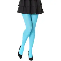 Bellivalini Dames Panty - 100 DEN - Medium gloss - Polyamide - BLV-FI-1003 - Turquoise - XXL