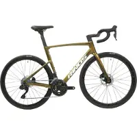 RINOS Odin6.0 Carbon Road - Racefiets - UCI Frameset - met SHIMANO Di2 - 24 versnellingen en schijfremmen - lichte fiets voor dames en heren - 700 x 40C -Kameleon Goud Groen M