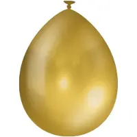 Office Balloons metallic 10 pcs gold | 6 stuks