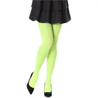 Bellivalini BLV-FI-1002 Dames Panty - 60 DEN - Polyamide - Microvezel - Neongeel – XXL