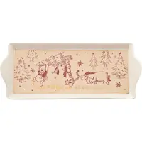Widdop & Co. Disney Winnie the Pooh Serving Plate Christmas