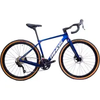 RINOS Sandman 6 - Gravel Fiets - Gravel Bike – carbonframe - GRX600 22 versnellingen - hydraulische schijfremmen - lichtgewicht - allround fiets voor elk terrein - Kameleon - Blauw - Paars 56