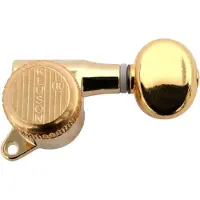 KLUSON Backlock mechanieken 6L 45° goud - Stemmechaniek voor gitaar
