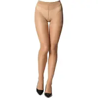 Bellivalini Dames Panty - 20 DEN - Halsterloos - Polyamide - BLV-GI-1110 - Daino - M