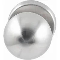 Hardbrass Voordeurknop Sfera 50mm. - RVS
