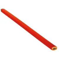 Metrica Meetpotlood voor timmerwerk, 18 cm lang, rood, verpakking van 144 stuks