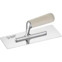 Pavan Frattone glad, roestvrij staal, met houten handvat, model '825/i', merk , afmetingen 20x8 cm, dikte 0,5 mm