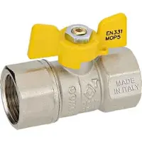 TIEMME Kogelafsluiters voor gas, vlinder type, 1 inch