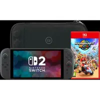 Nintendo Switch 2 + Mario Kart World + BlueBuilt beschermhoes
