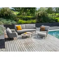 4 Seasons Outdoor Cannes loungeset groot met Monroe koffietafels