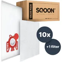 SQOON Basic - Miele F/J/M 3D Hyclean - Stofzuigerzak 10 stuks