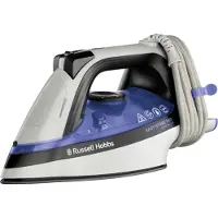 Russell Hobbs Easy Store Pro, stoomstrijkijzer met opbergfunctie, met clipmechanisme, transparant, één maat / EU-stekker, 220V, transparant, één maat