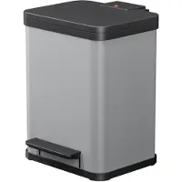 Hailo Pedaalemmer Oko Duo Plus maat M 2x9 L zilver 0622-220 online kopen
