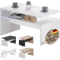 Casaria Salontafel Sacramento Wit 95x55x50cm