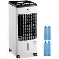 Monzana 4-in-1 Mobiele Airco – 60 W – 22,5 x 25 x 56 cm – Wit/Zwart