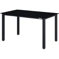 Casaria Tuintafel Bern Antraciet Aluminium 150x90x75cm