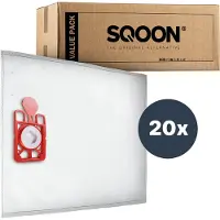 SQOON Stofzuigerzakken geschikt voor Numatic Henry / James / PPR240 – Gelijk aan model: 604015 – High Filtration – 20 Stuks