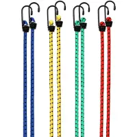 Monzana Rubberen Spanbanden - Set van 8 40-100cm Haken - Multicolor