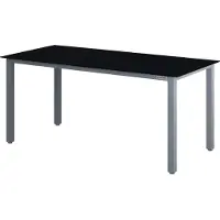 Casaria Tuintafel Bern Zilver Aluminium 190x90x75cm