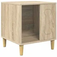 vidaXL Hondenhuis Sonoma 44 x 42 x 49 cm Bewerkt hout
