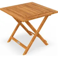 Casaria EezyLife Houten bijzettafel - 46x46x46cm - Acacia hout - Tuintafel