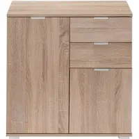Casaria Kast Dressoir Alba Eiken met 2 Deuren en Laden