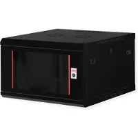 Roline 19-inch wandbehuizing Basic Plus 6U , 600x600 BxD zwart
