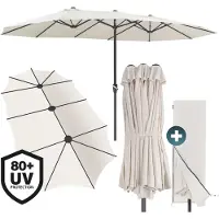 Kingsleeve Dubbele Parasol Crème met UV-bescherming 80+