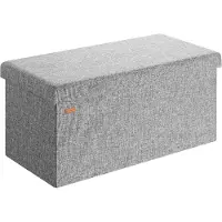 Casaria Opbergbank Grijs 80x40x40cm