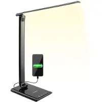 Monzana LED Bureaulamp Cataleya Zwart