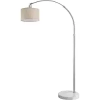 Monzana Booglamp Grijs linnen 150-175cm verstelbaar