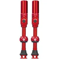 Muc Off Tubeless Valve Big Bore Hybrid Large Red Schräder Valve 45mm