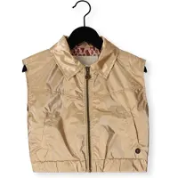 Like Flo gilet goud Meisjes Polyester Klassieke kraag Effen - maat 122/128