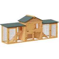 Cadoca Konijnenhok 2 verdiepingen 204x45x84cm