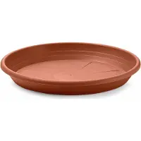 Briconess Onderpot 'cilinder', diameter 28 cm (geschikt voor een vaas met diameter 35 cm) - kleur terracotta