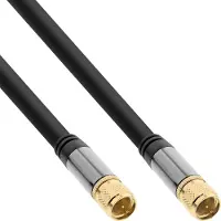InLine 4G/LTE proof 4K Ultra HD F (m) - F (m) coaxkabel / recht - 3 meter