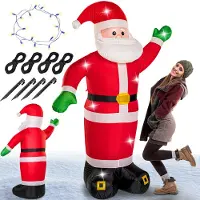 Monzana Opblaasbare Kerstman XXL 250x180x115cm LED