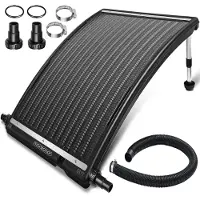 Monzana Zwembadverwarming Solar - 10000 L/h - 32&38mm – Verstelbaar