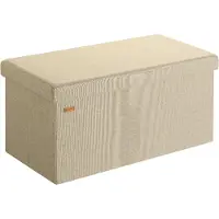 Casaria Opbergbank Beige 76x38x38cm