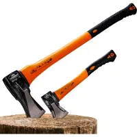 Generic Kliefhamer 3kg en hakbijl 37cm met fiber steel - set van 2 stuks