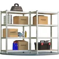 Monzana Stellingkast met 4 Planken Set van 2 160x90x40 cm 700kg