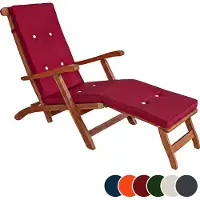 Detex Ligstoelkussen Rood 173x43x6cm