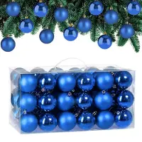 Casaria Kerstballen Blauw 54-delig