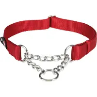Trixie halsband hond premium halfslip halsband rood 45-70x2,5 cm
