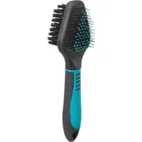 Trixie Plastic Double Sided Brush 6x19 Cm Zwart